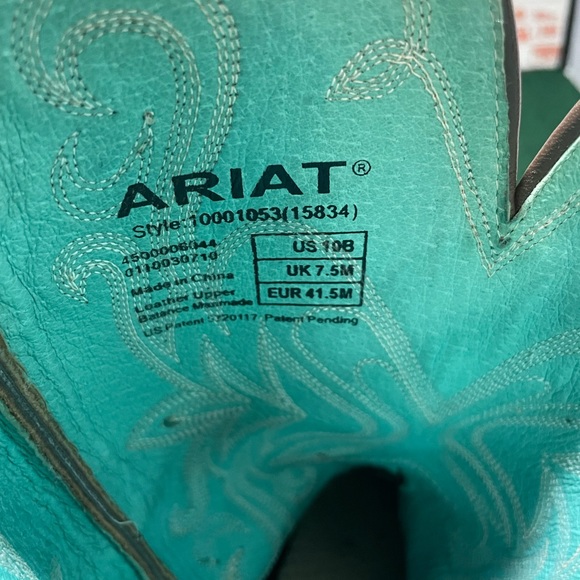 Ariat Legend Square Toe Cowboy Western Boots - Picture 11 of 11